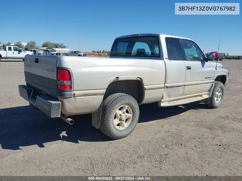 1997 Dodge Ram 1500 St VIN: 3B7HF13Z0VG767982 Lot: 40433622