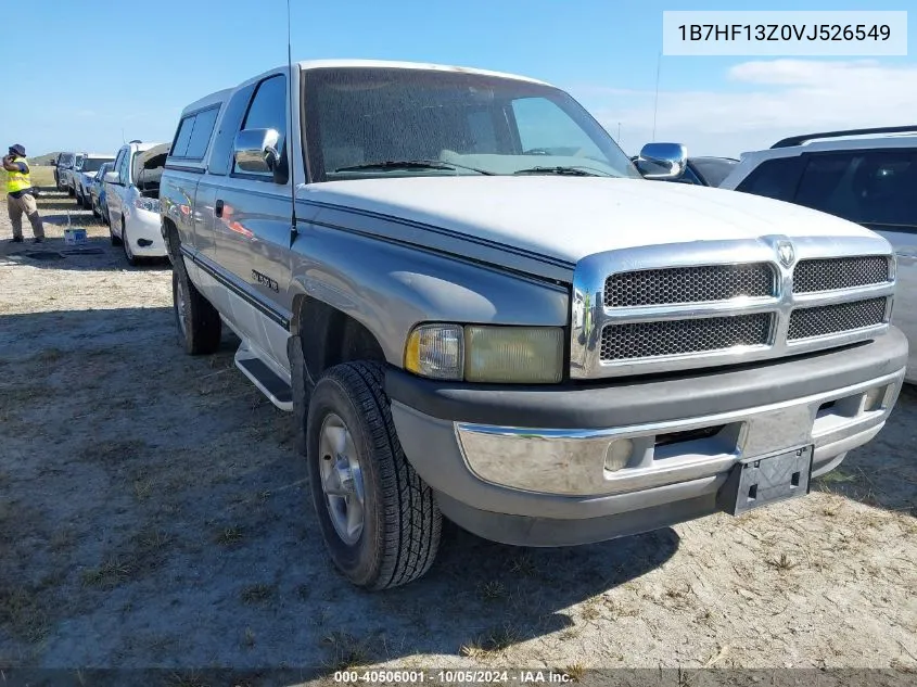 1997 Dodge Ram 1500 VIN: 1B7HF13Z0VJ526549 Lot: 40506001