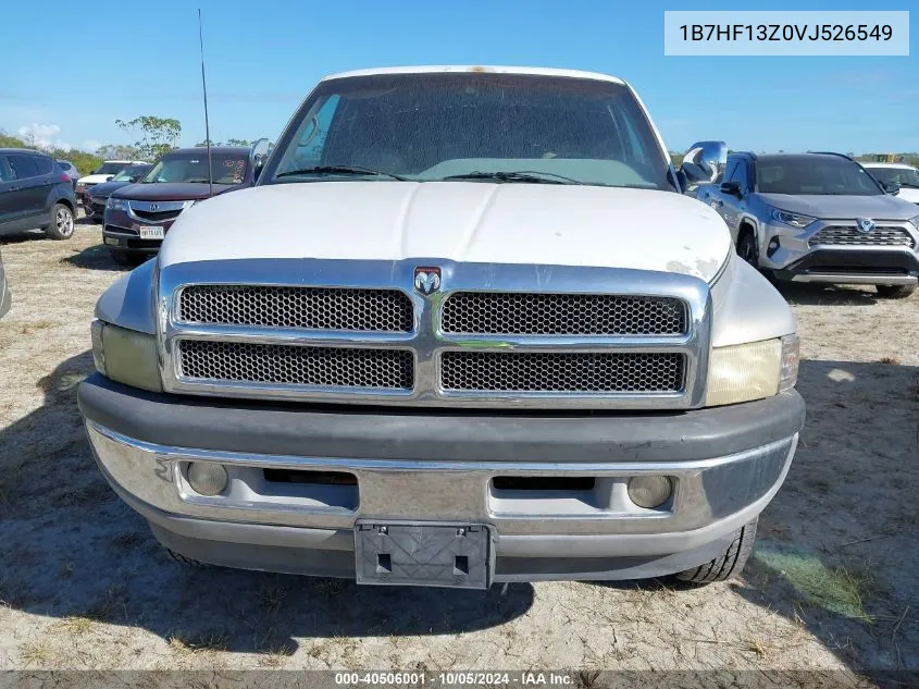 1997 Dodge Ram 1500 VIN: 1B7HF13Z0VJ526549 Lot: 40506001