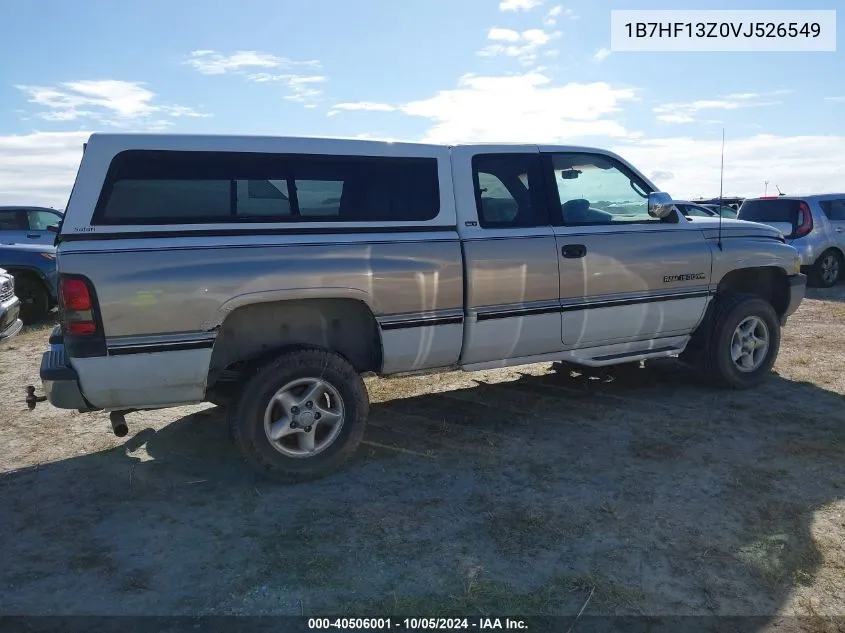 1997 Dodge Ram 1500 VIN: 1B7HF13Z0VJ526549 Lot: 40506001