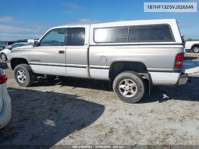 1997 Dodge Ram 1500 VIN: 1B7HF13Z0VJ526549 Lot: 40506001