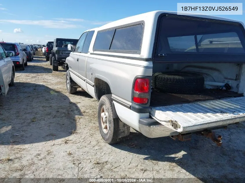 1997 Dodge Ram 1500 VIN: 1B7HF13Z0VJ526549 Lot: 40506001