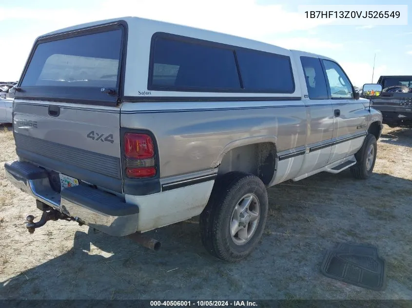 1997 Dodge Ram 1500 VIN: 1B7HF13Z0VJ526549 Lot: 40506001