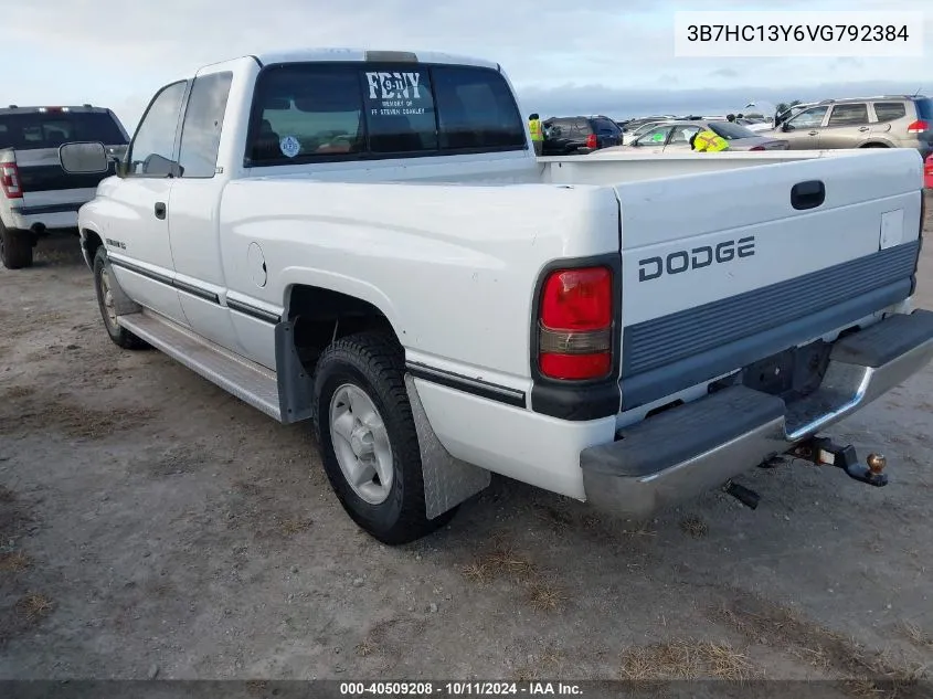 1997 Dodge Ram 1500 St VIN: 3B7HC13Y6VG792384 Lot: 40509208