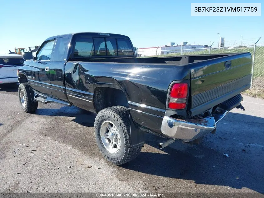 1997 Dodge Ram 2500 St VIN: 3B7KF23Z1VM517759 Lot: 40518606