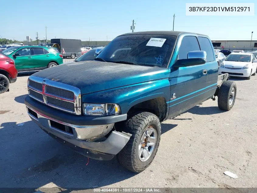 1997 Dodge Ram 2500 St VIN: 3B7KF23D1VM512971 Lot: 40544381