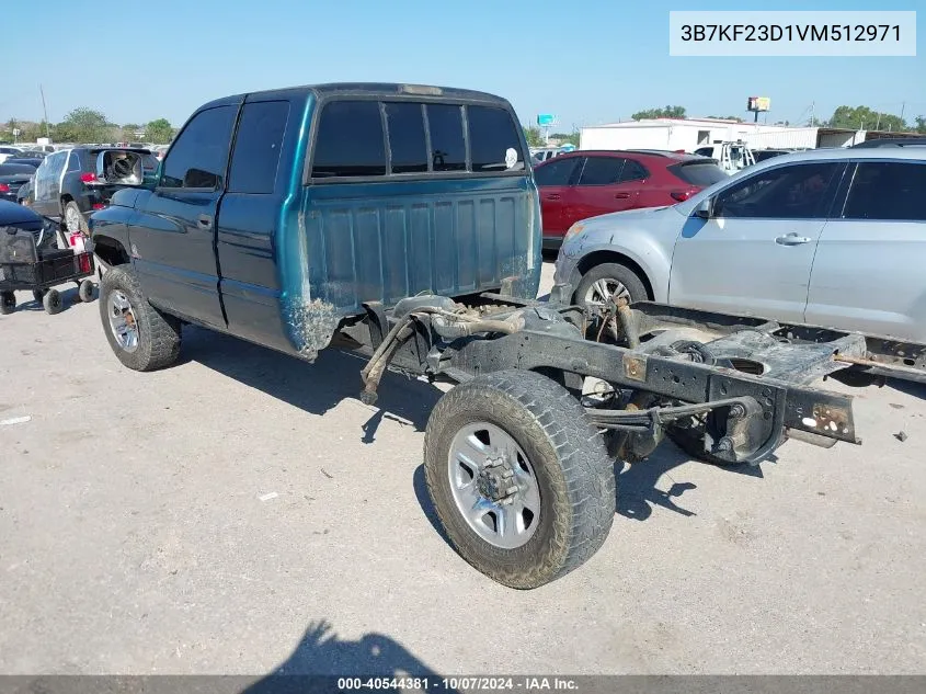 3B7KF23D1VM512971 1997 Dodge Ram 2500 St