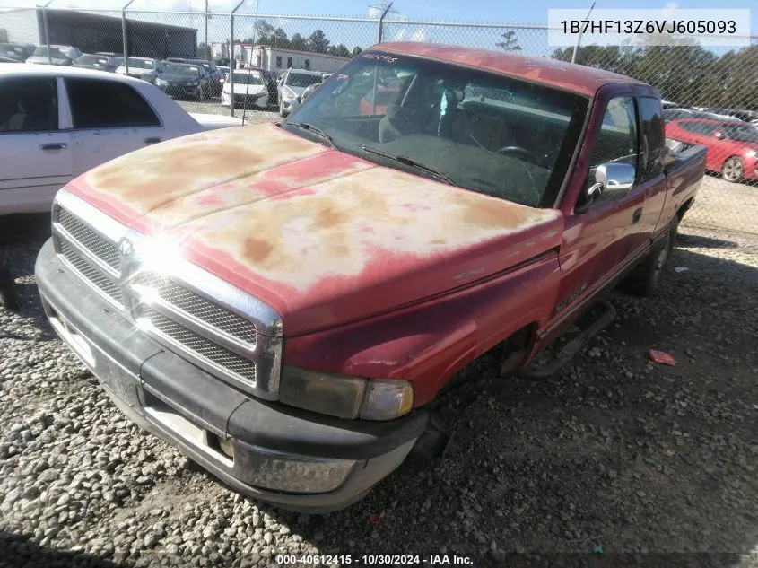 1997 Dodge Ram 1500 St VIN: 1B7HF13Z6VJ605093 Lot: 40612415