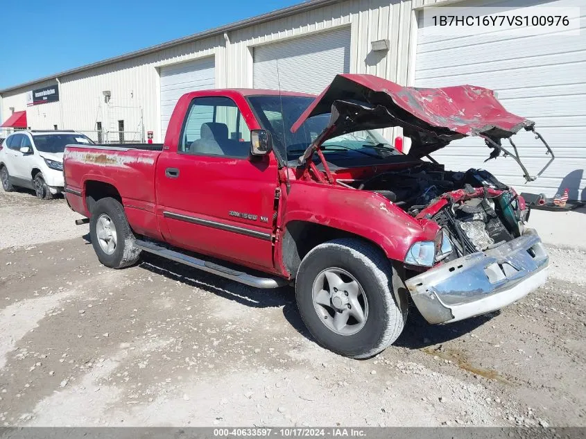 1997 Dodge Ram 1500 Lt VIN: 1B7HC16Y7VS100976 Lot: 40633597