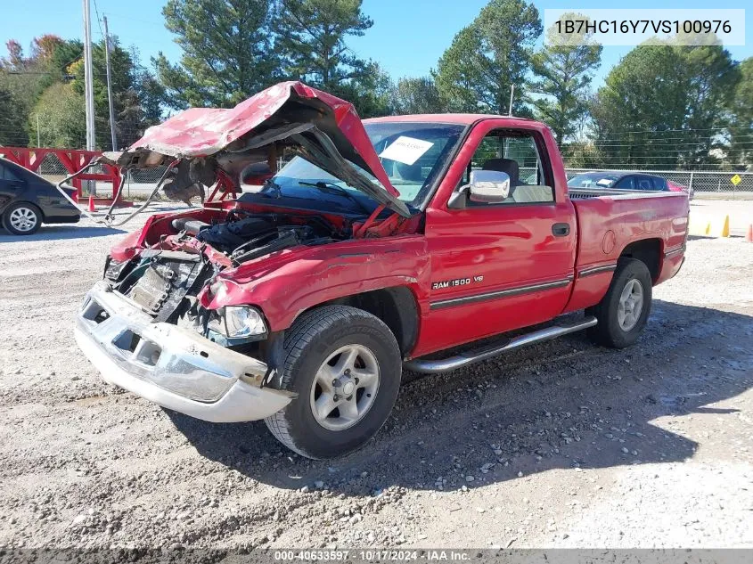 1997 Dodge Ram 1500 Lt VIN: 1B7HC16Y7VS100976 Lot: 40633597