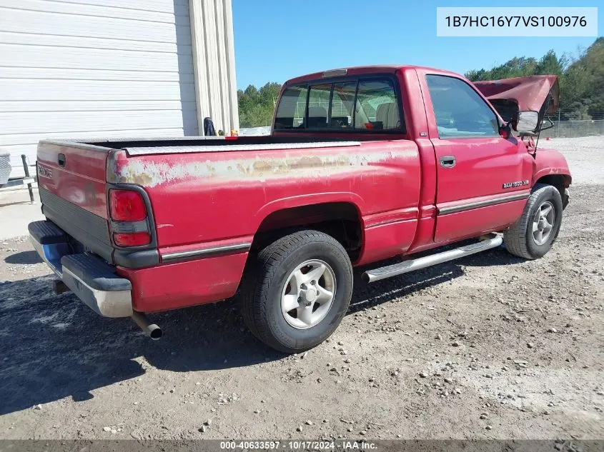 1997 Dodge Ram 1500 Lt VIN: 1B7HC16Y7VS100976 Lot: 40633597