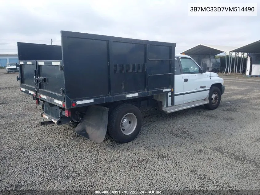 3B7MC33D7VM514490 1997 Dodge Ram 3500 St