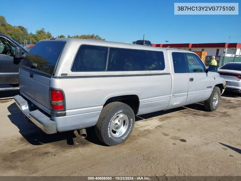 1997 Dodge Ram 1500 St VIN: 3B7HC13Y2VG775100 Lot: 40688080