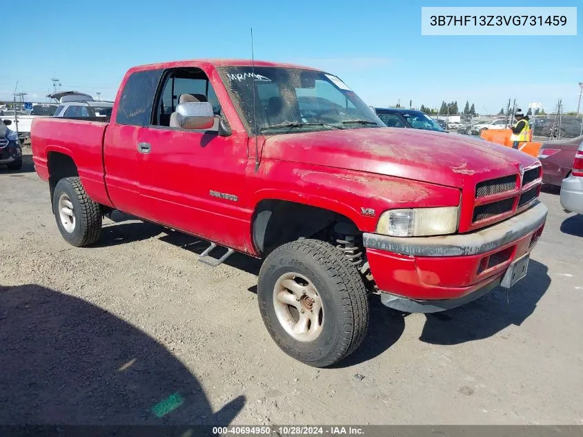 1997 Dodge Ram 1500 VIN: 3B7HF13Z3VG731459 Lot: 40694950