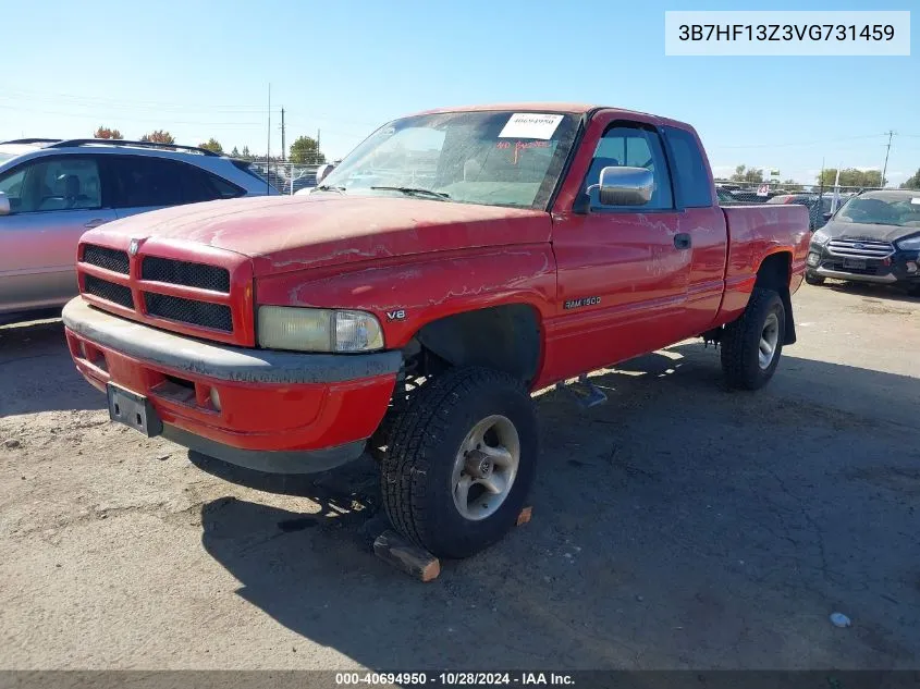 1997 Dodge Ram 1500 VIN: 3B7HF13Z3VG731459 Lot: 40694950