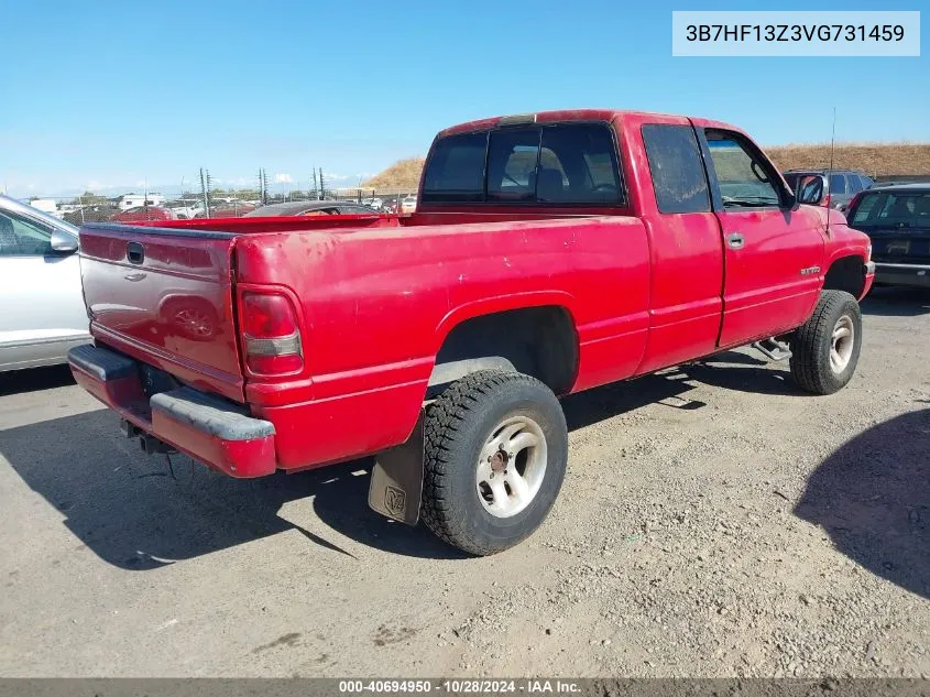 1997 Dodge Ram 1500 VIN: 3B7HF13Z3VG731459 Lot: 40694950