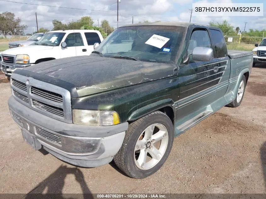 1997 Dodge Ram 1500 St VIN: 3B7HC13YXVM522575 Lot: 40706201