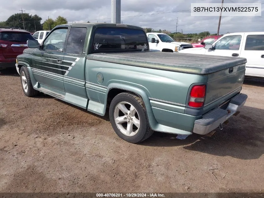 1997 Dodge Ram 1500 St VIN: 3B7HC13YXVM522575 Lot: 40706201