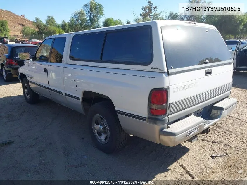 1B7HC13Y3VJ510605 1997 Dodge Ram 1500 St