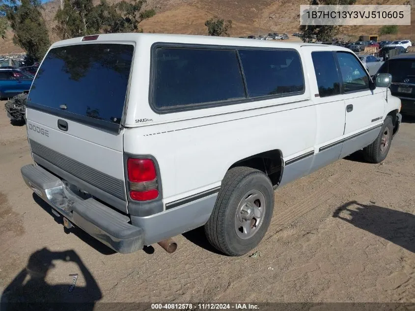 1B7HC13Y3VJ510605 1997 Dodge Ram 1500 St