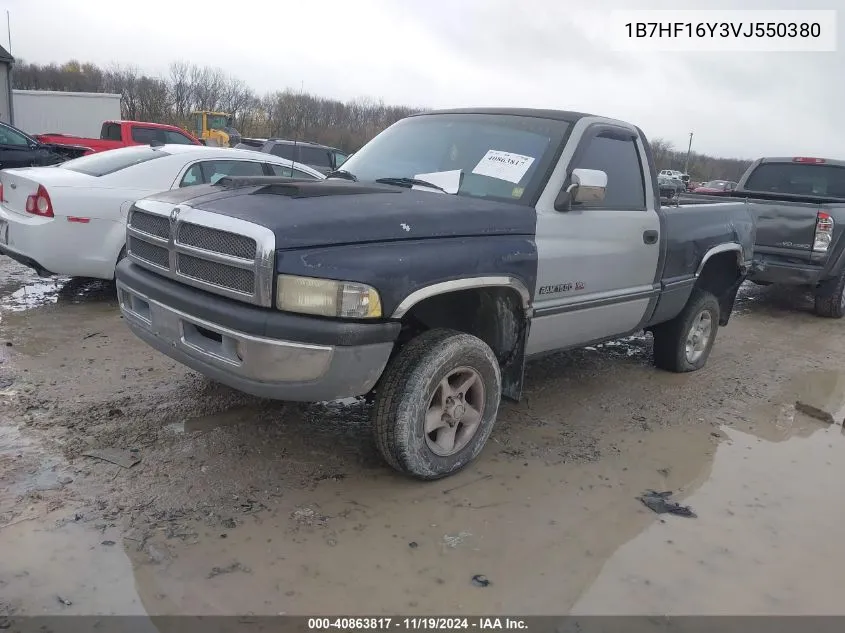 1997 Dodge Ram 1500 Lt VIN: 1B7HF16Y3VJ550380 Lot: 40863817