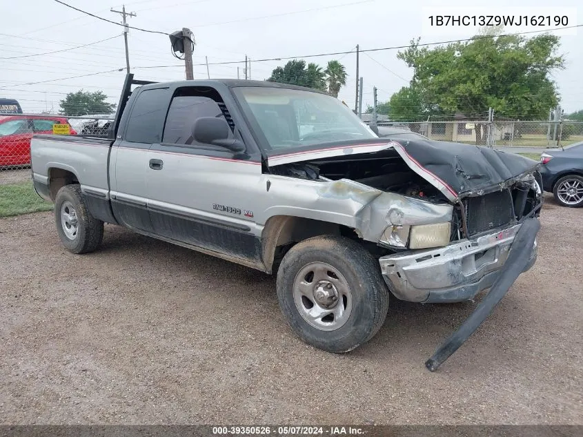 1998 Dodge Ram 1500 St VIN: 1B7HC13Z9WJ162190 Lot: 39350526