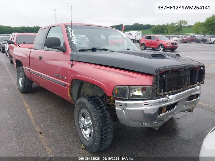 1998 Dodge Ram 1500 St VIN: 3B7HF12Y9WM264141 Lot: 39483925