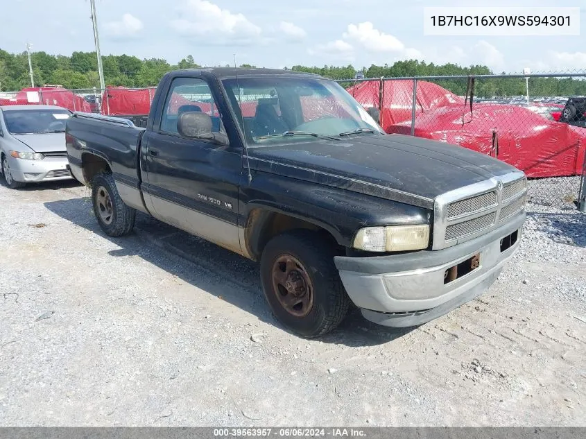 1998 Dodge Ram 1500 VIN: 1B7HC16X9WS594301 Lot: 39563957