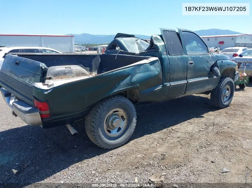 1B7KF23W6WJ107205 1998 Dodge Ram 2500 St