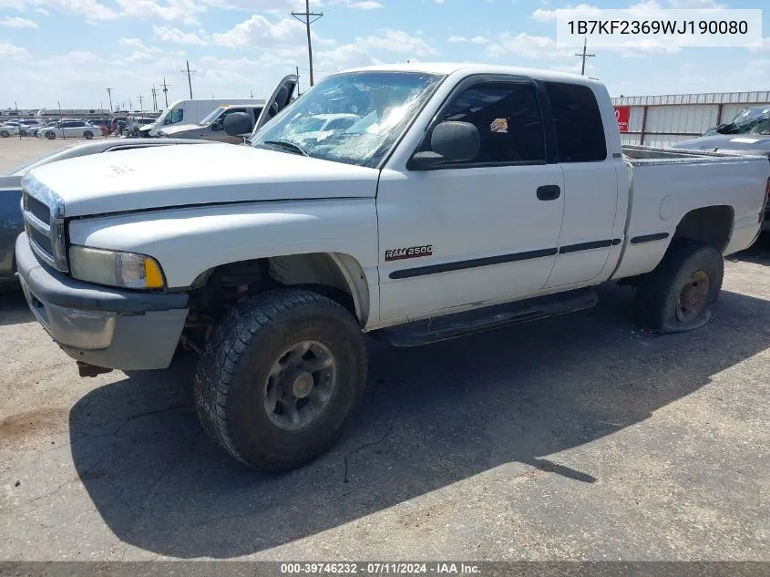 1998 Dodge Ram 2500 St VIN: 1B7KF2369WJ190080 Lot: 39746232