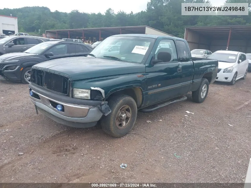 1998 Dodge Ram 1500 St VIN: 1B7HC13Y3WJ249848 Lot: 39921869