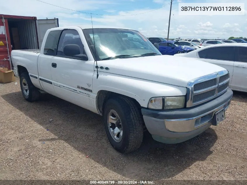 1998 Dodge Ram 1500 St VIN: 3B7HC13Y7WG112896 Lot: 40049799