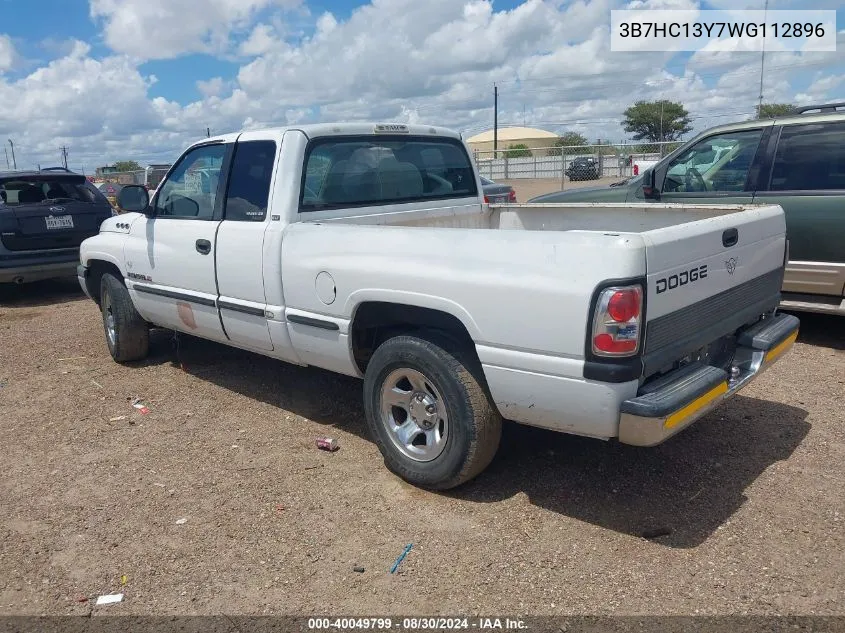 1998 Dodge Ram 1500 St VIN: 3B7HC13Y7WG112896 Lot: 40049799