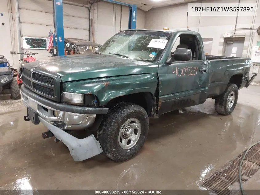 1B7HF16Z1WS597895 1998 Dodge Ram 1500 St