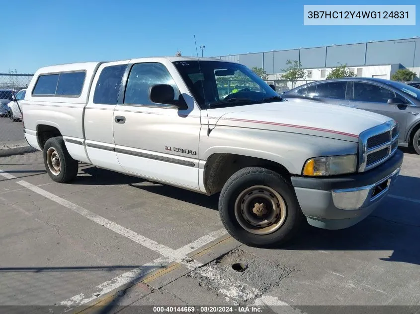 3B7HC12Y4WG124831 1998 Dodge Ram 1500 St