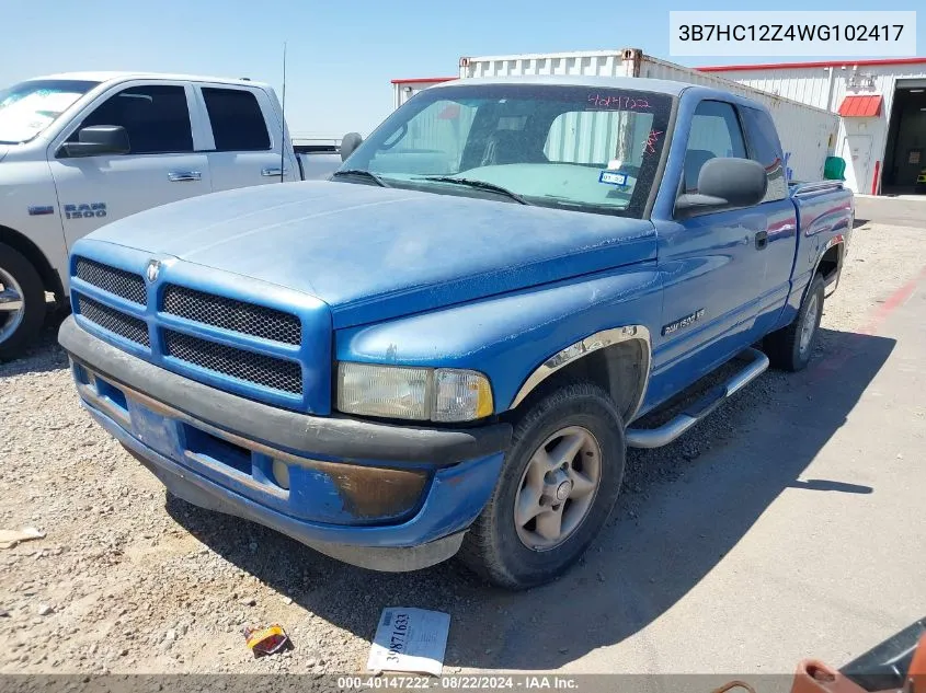 3B7HC12Z4WG102417 1998 Dodge Ram 1500 St