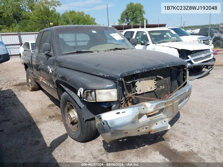 1998 Dodge Ram 2500 St VIN: 1B7KC23Z8WJ192048 Lot: 40257324