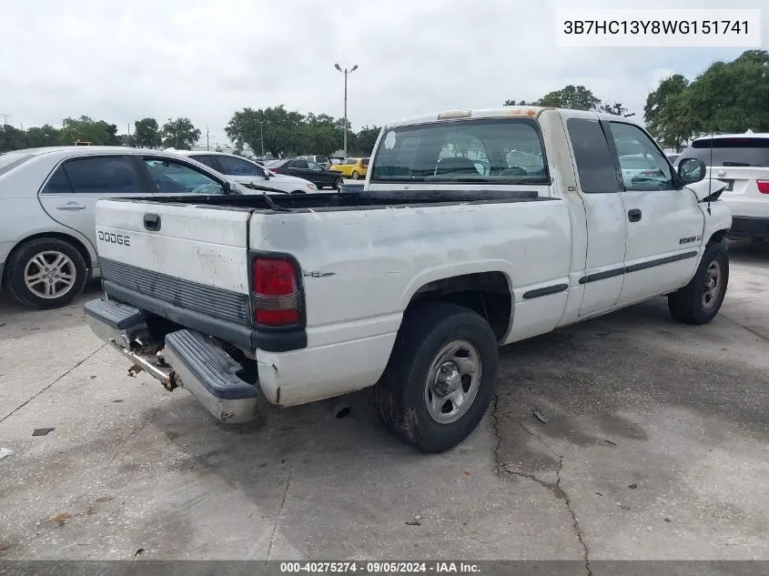 3B7HC13Y8WG151741 1998 Dodge Ram 1500