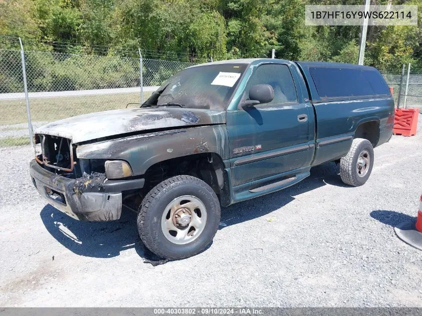 1B7HF16Y9WS622114 1998 Dodge Ram 1500 St