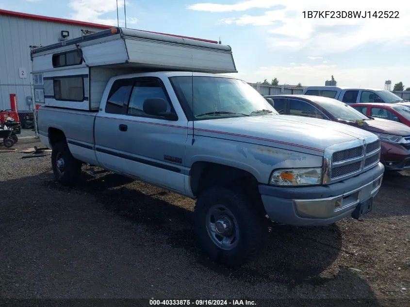 1B7KF23D8WJ142522 1998 Dodge Ram 2500 St