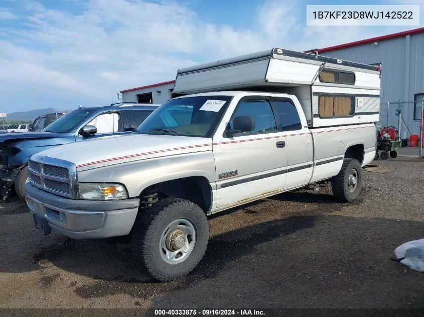 1B7KF23D8WJ142522 1998 Dodge Ram 2500 St