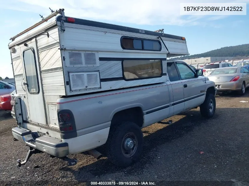 1B7KF23D8WJ142522 1998 Dodge Ram 2500 St