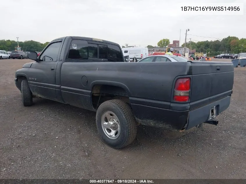 1B7HC16Y9WS514956 1998 Dodge Ram 1500 St