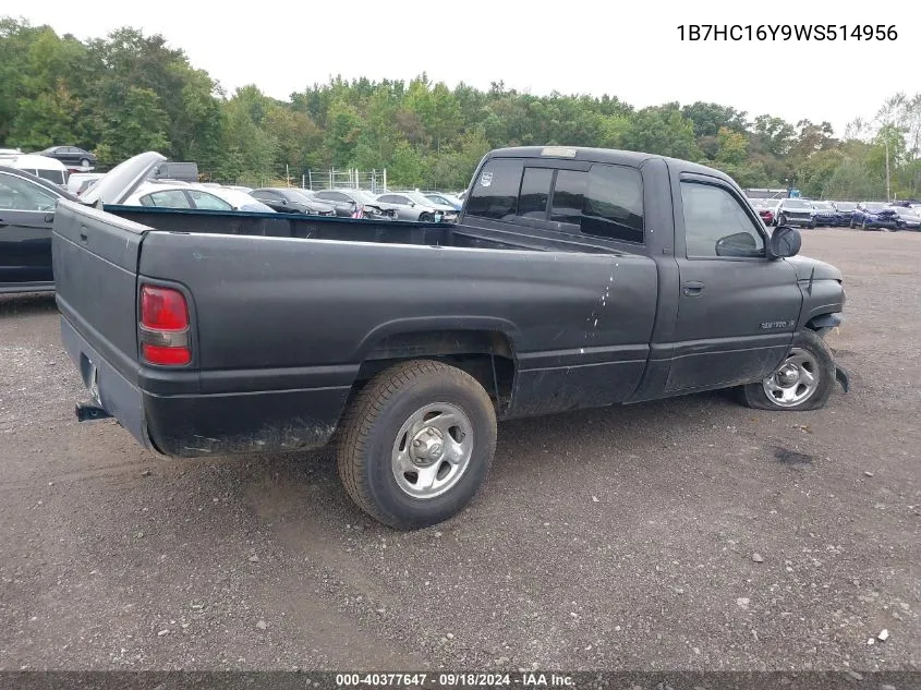 1B7HC16Y9WS514956 1998 Dodge Ram 1500 St