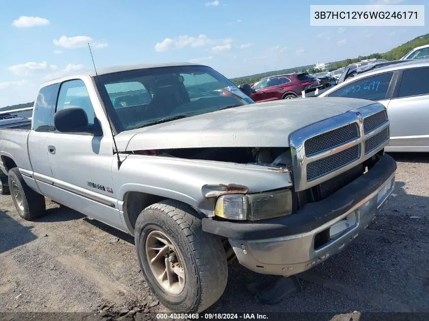 1998 Dodge Ram 1500 VIN: 3B7HC12Y6WG246171 Lot: 40380468