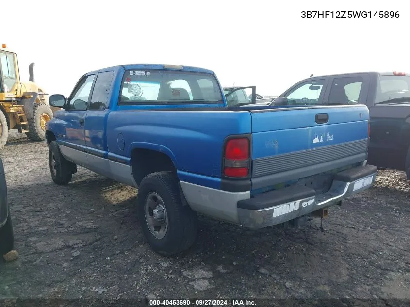 1998 Dodge Ram 1500 Laramie Slt/St VIN: 3B7HF12Z5WG145896 Lot: 40453690