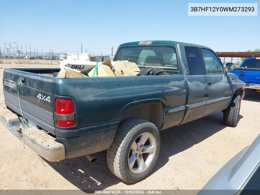 3B7HF12Y0WM273293 1998 Dodge Ram 1500 St