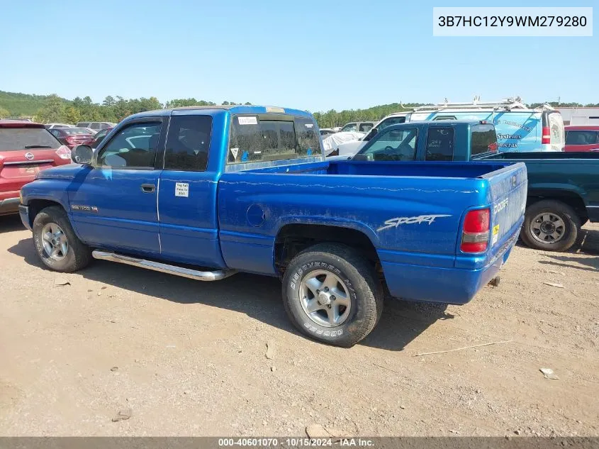 3B7HC12Y9WM279280 1998 Dodge Ram 1500 St