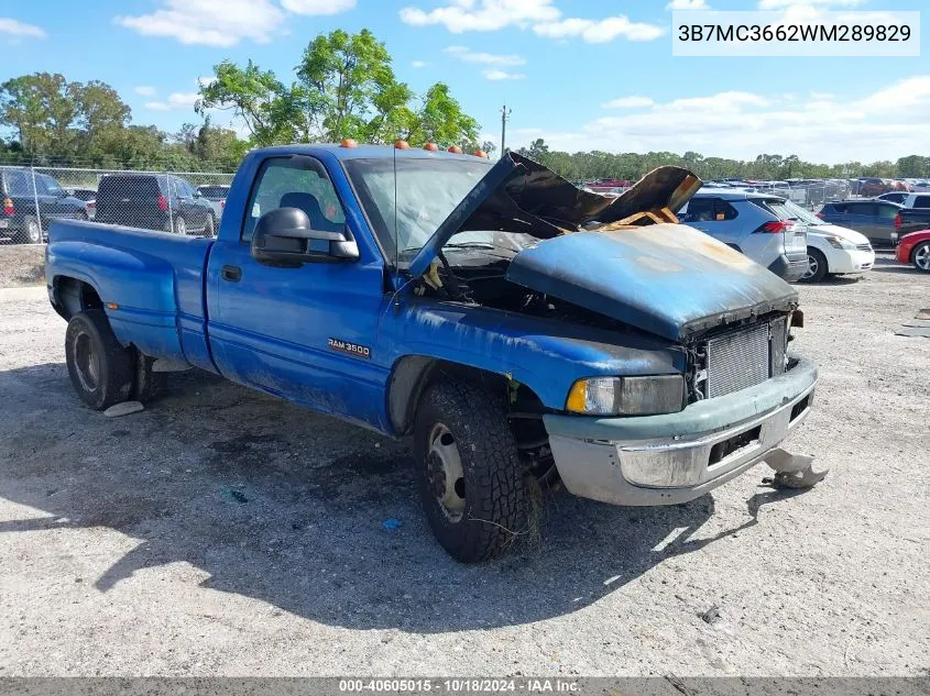 1998 Dodge Ram 3500 St VIN: 3B7MC3662WM289829 Lot: 40605015