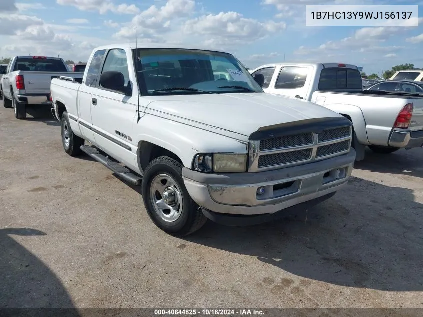 1998 Dodge Ram 1500 St VIN: 1B7HC13Y9WJ156137 Lot: 40644825